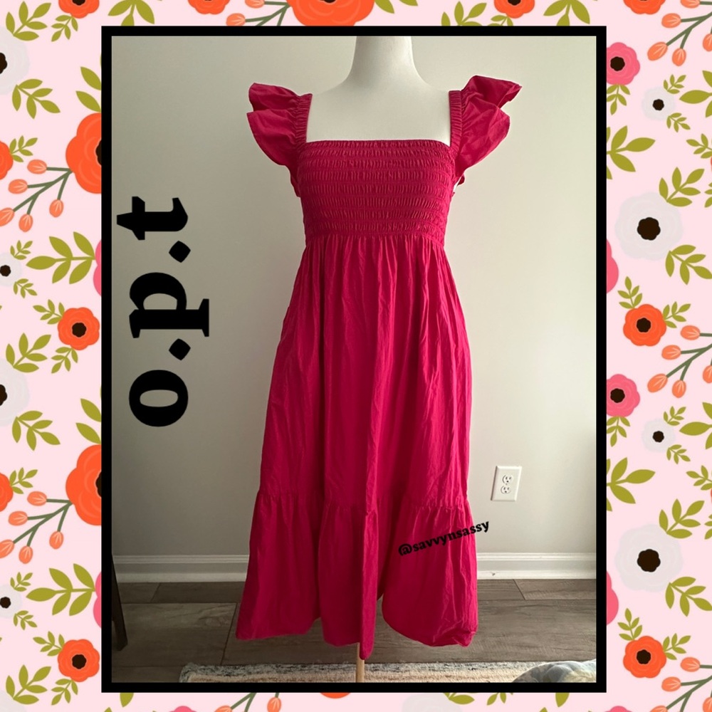 Pink Ruffled Dress